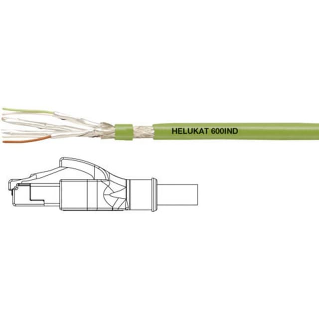 Helukabel 806623 RJ45 Netværkskabel, patchkabel CAT 6A