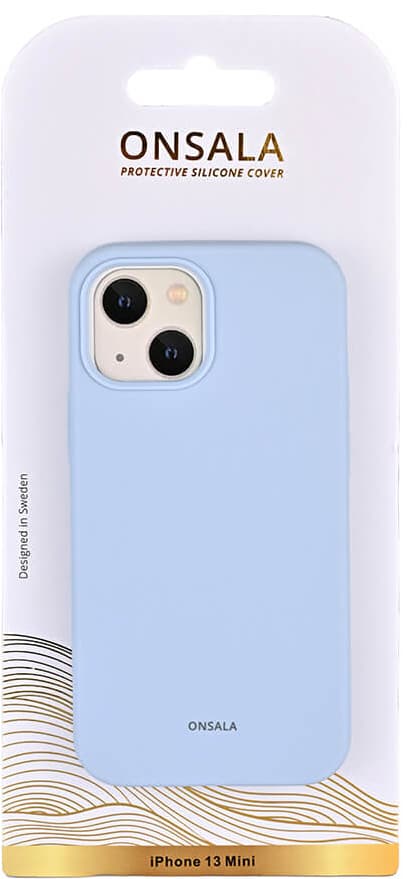 Onsala iPhone 13 mini silikonecover (light blue)