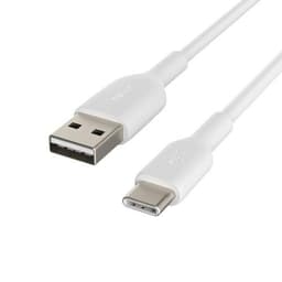BOOST CHARGE USB-A to USB-C Cable, 2M, White