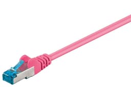 Goobay Netværkskabel CAT 6A, S/FTP (PiMF), magenta, 5 m
