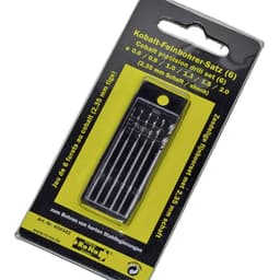 RONA 812167 HSS Metal-spiralbor-sæt 6 dele 0.6 mm, 0.8
