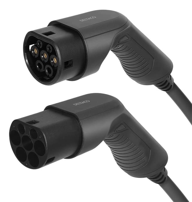 DELTACO e -Charge, kabel type 2 - type 2, 3 fase, 16A, 10M