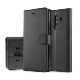 Huawei Mate 10 Pro Pung Standetui Med Kortspor - Sort