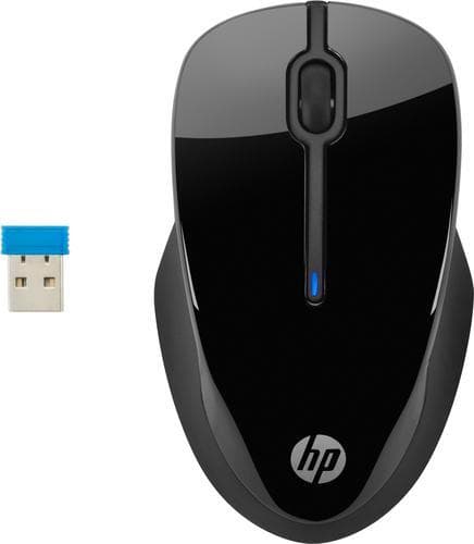 HP 3FV67AA, Ambidextrous, Blue LED, RF trådløst, 1600 dpi, Sort