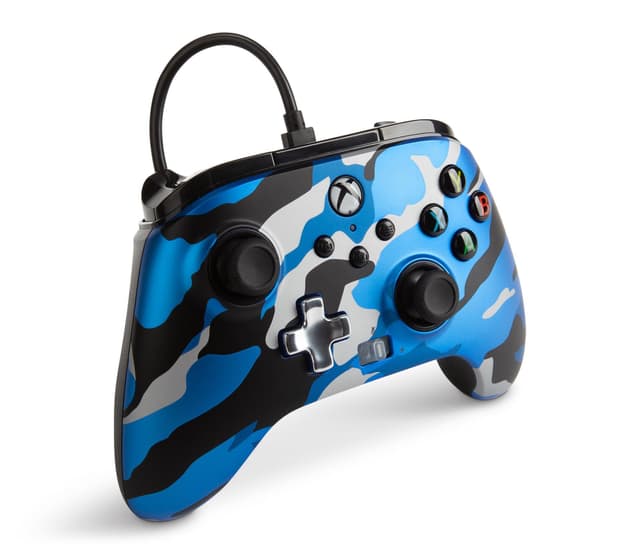 POWERA XBX ENWIRED CONTROLLER METALLIC BLUE CAMO