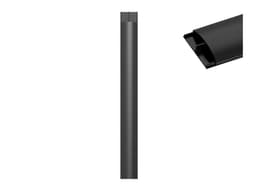 Multibrackets Cable Cover SS Black 75mm W - 1100mm L - kabelskjuler, sort