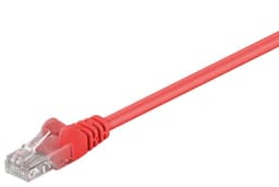 Patchkabel CAT 5e, U/UTP, röd, 5 m