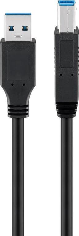 Goobay USB 3.0 SuperSpeed-kabel, sort
