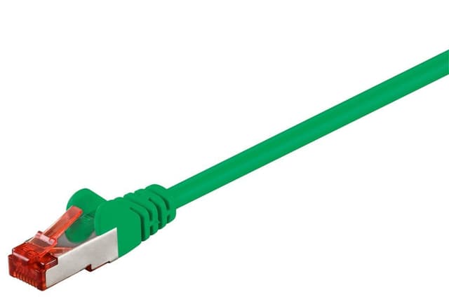 Goobay Netværkskabel CAT 6, S/FTP (PiMF), grøn, 1,5 m