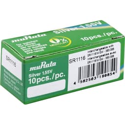 Murata 248390 Knapcellebatteri 10 stk