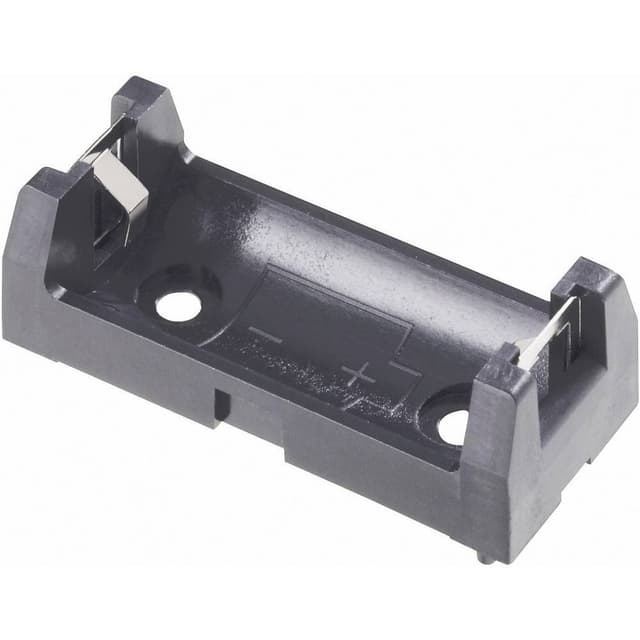Keystone 1029 Batteriholder 1 2/3 AA Gennemstikningsmontage THT (L x B x H) 43 x 18 x 15 mm