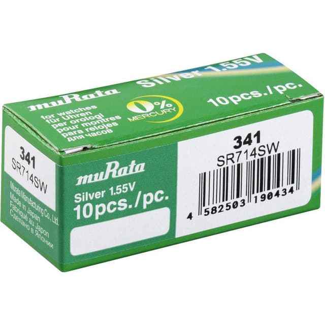 Murata 248384 Knapcellebatteri 10 stk