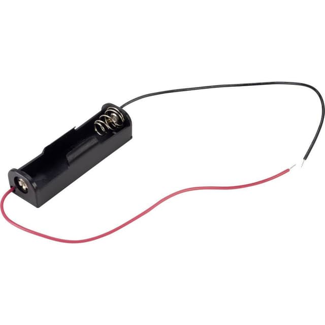 TRU COMPONENTS BH-311-1A Batteriholder 1 R6 (AA) Kabel