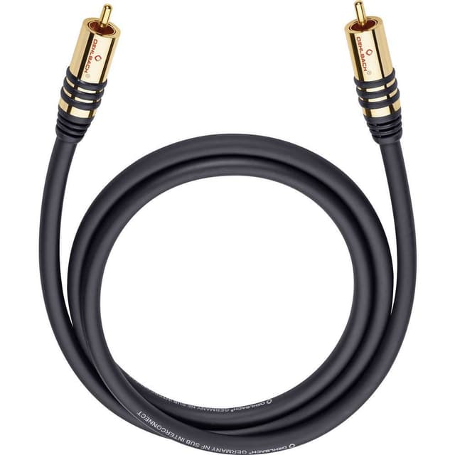 Phono Audio Tilslutningskabel [1x Cinch-stik - 1x