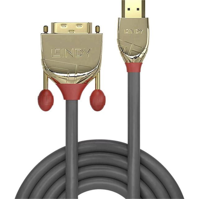 LINDY HDMI / DVI Adapter cable 2.00 m 36195  Grey [1x