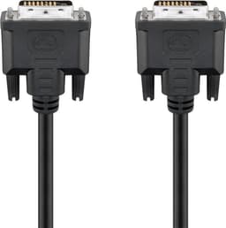 Goobay DVI-D Full HD-kabel Dual Link, Nikkel