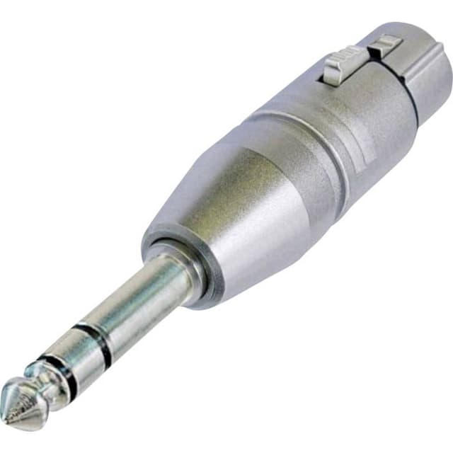 Neutrik NA3FP XLR-adapter XLR-tilslutning - Jackstik