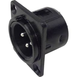 TRU COMPONENTS 1409121 XLR-stik Flangetilslutning,