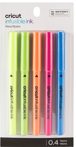 Cricut Brights overførende blækpenne med tynde spidser 0,4 (5-pak)