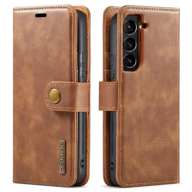 DG MING Samsung S22 2-i-1 Magnet Pungetui - Brun