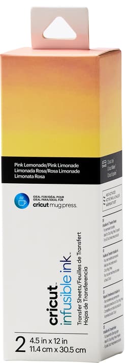 Cricut Infusible Ink overførselsark 2-pak (pink lemonade)
