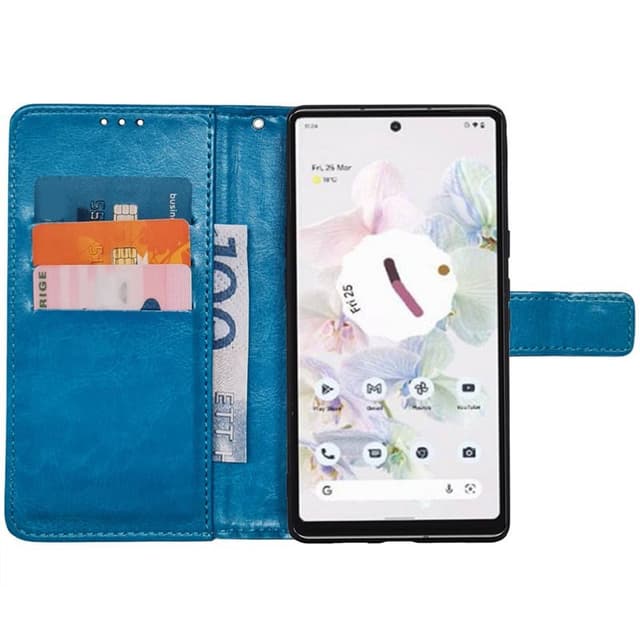 Wallet cover 3-kort Google Pixel 7 - Lyseblå