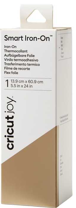 Cricut Joy Smart Iron-On ark 14 x 60 cm (guldfarvet)