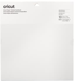 Cricut Smart Sticker kartonark 10-pak (hvid)
