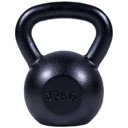 Gorilla Sports Kettlebell Massive Black 32 kg