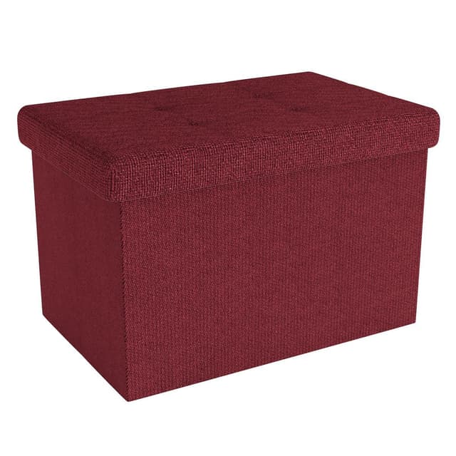 Sammenklappelig Skammel 49x30x30 cm Taburet (rød)