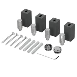 Installationsmateriale radiator installationsbeslag antracit