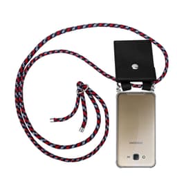Samsung Galaxy J7 2015 Etui Cover Kæde (Blå)