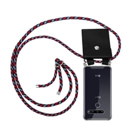 LG G8 ThinQ Etui Cover Kæde (Blå)