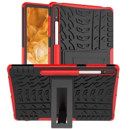 Stødbestandigt cover med stativ Samsung Galaxy Tab S9 Plus 12.4 - Rø