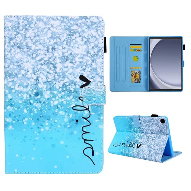 For Samsung Galaxy Tab A9 Flip Stand Case PU Leather Pattern Tablet Cover