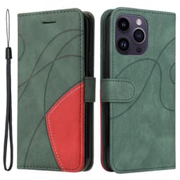 Til iPhone 15 Pro Max KT Series-1 Dobbeltfarvet etui