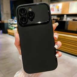 Slim-Fit TPU Telefon Taske Cover til iPhone 15 Pro Taske - Sort