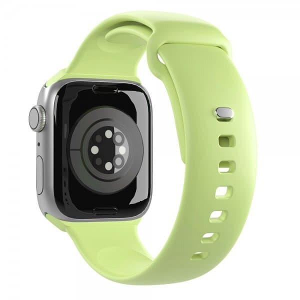 Puro Apple Watch 42/44/45mm/Apple Watch Ultra Armbånd ICON Silicone Band Matcha Green