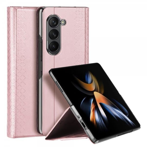 DUX DUCIS Samsung Galaxy Z Fold 5 Etui Bril Series Lyserød