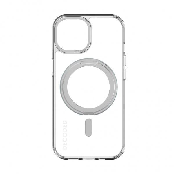 Decoded iPhone 15 Cover Recycled Plastic Transparant Loop Stand Back Cover Klar