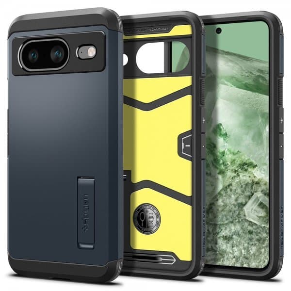 Spigen Google Pixel 8 Cover Tough Armor Metal Slate