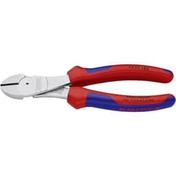 Knipex 74 05 180 Værksted Kraft-sideskærer med facet 180 mm