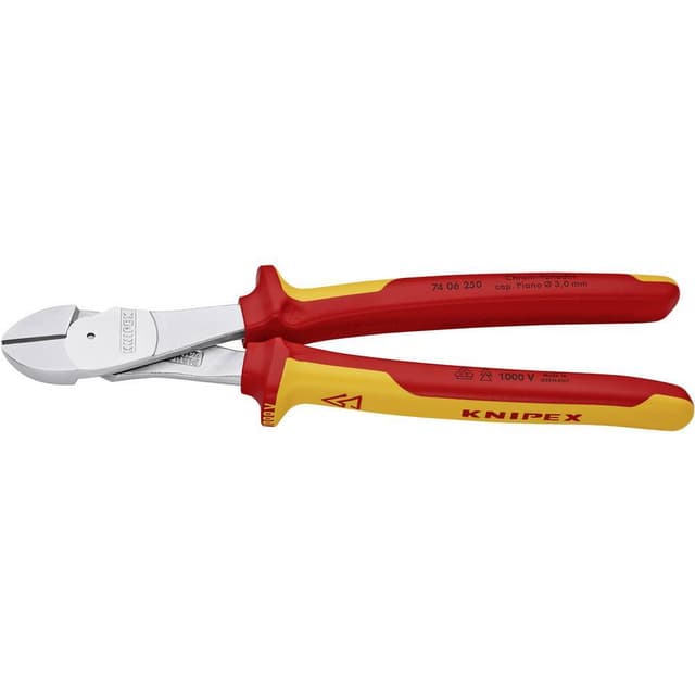 Knipex 74 06 250 VDE Kraft-sideskærer med facet 250 mm
