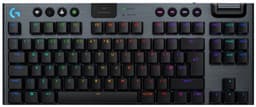 Logitech G915 X Lightspeed TKL trådløst klikbart gamingtastatur (sort)