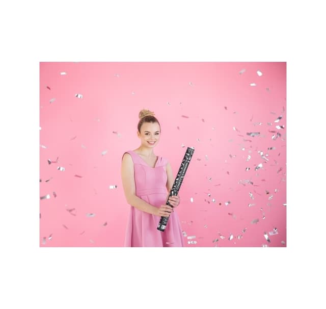 Firecracker sølv, 60 cm
