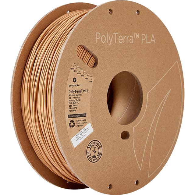 Polymaker - PolyTerra PLA - Wood Brown - 1.75mm - 1kg / Default Title