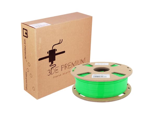 3DE Premium - PETG - Solid Green - 1.75mm - 1kg / Default Title