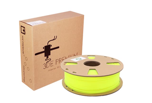 3DE Premium - PLA Fluorescent - Neon Yellow - 1.75mm - 1kg / Default Title