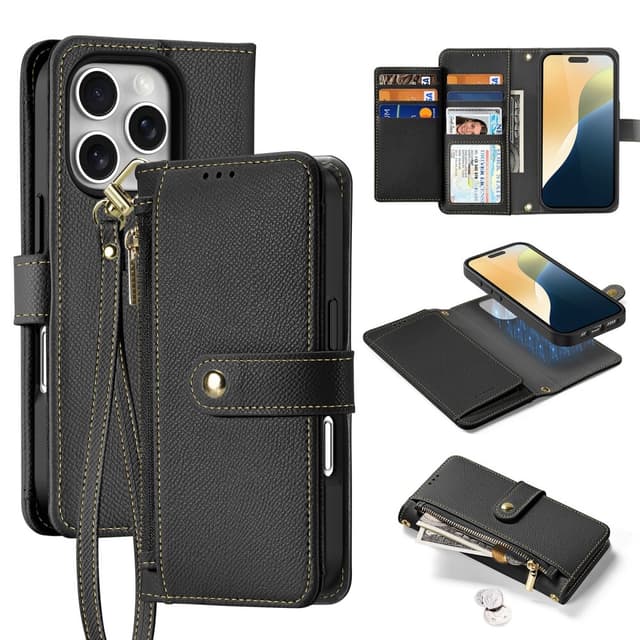 DUX DUCIS iPhone 16 Pro Max Lawa Series Flip Cover - Sort