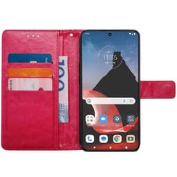 Wallet cover 3-kort Motorola ThinkPhone - Lyserød